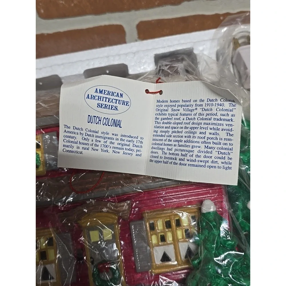 Dept 56 Dutch Colonial Snow‎ Village 54856 1995 Christmas Collection Collectible
